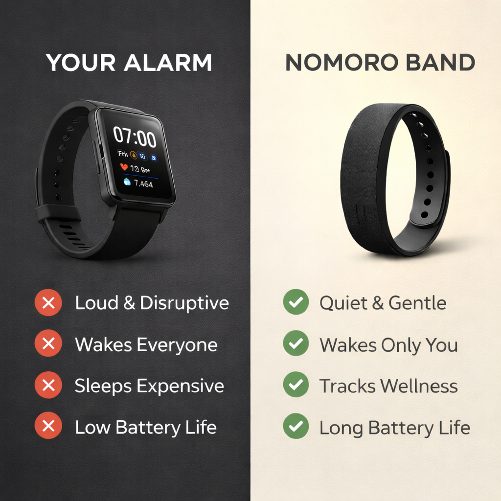 Nomoro™ Smart Wake Band