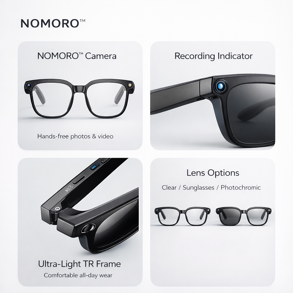 Nomoro AI Smart Glasses Gen2